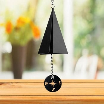 Διακοσμητικά Wind Bells Σιδερένιο Τρίγωνο Wind Bell Διακόσμηση Εξωτερικής αυλής Εορταστικό Στολίδι τοίχου Wind Bells