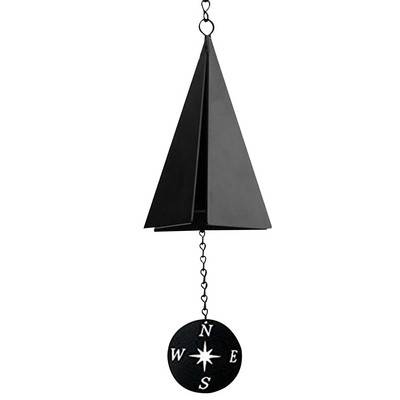 Dekoratyviniai vėjo varpai Geležinis trikampis vėjo varpas lauko kiemo dekoravimas šventinis vėjo varpelių sienos papuošalas