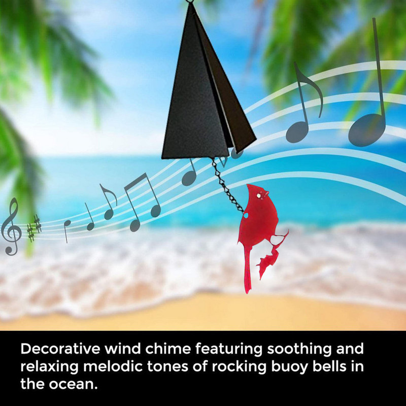 Dekoratyviniai vėjo varpai Geležinis trikampis vėjo varpas lauko kiemo dekoravimas šventinis vėjo varpelių sienos papuošalas