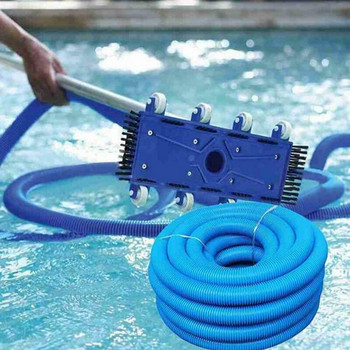 Hot YO-2Pcs 6. Прахосмукачка за плувен басейн Смукателен маркуч Резервна тръба за плуване Инструмент за почистване на басейн