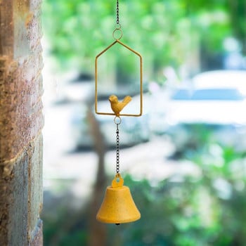 Bird Hangings Wind Bell for Outdoor Metal Garden Garden Art Decoration with Beautiful Sound Pendant Wind Chime for Indoor Door