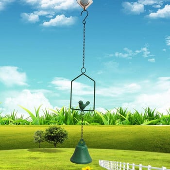 Bird Hangings Wind Bell for Outdoor Metal Garden Garden Art Decoration with Beautiful Sound Pendant Wind Chime for Indoor Door