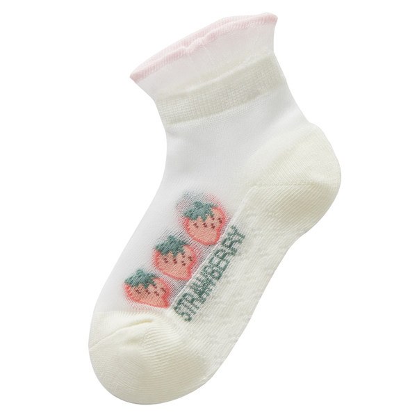 Vaikiškos kojinės su gėlių motyvais