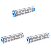 3X 10 colių nerūdijančio plieno vielos tinklo filtro kasetė vandens valytuvas išankstinis filtras, skirtas išvengti nuosėdų