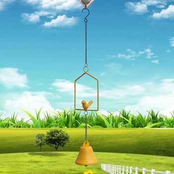 Bird Hangings Wind Bell for Outdoor Metal Garden Garden Art Decoration with Beautiful Sound Pendant Wind Chime for Indoor Door