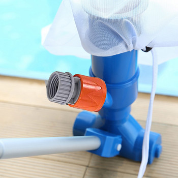 Комплект за почистване на басейн Мини прахосмукачка Swimming Spa Pool Vacuum Jet Cleaning Tool Head Ръчен набор от инструменти за рибарска мрежа#g3