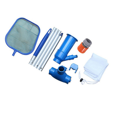Komplet za usisavanje bazena Mini usisivač Swimming Spa Pool Vacuum Jet Cleaning Jet Head Tool Set alata za ručnu ribarsku mrežu#g3
