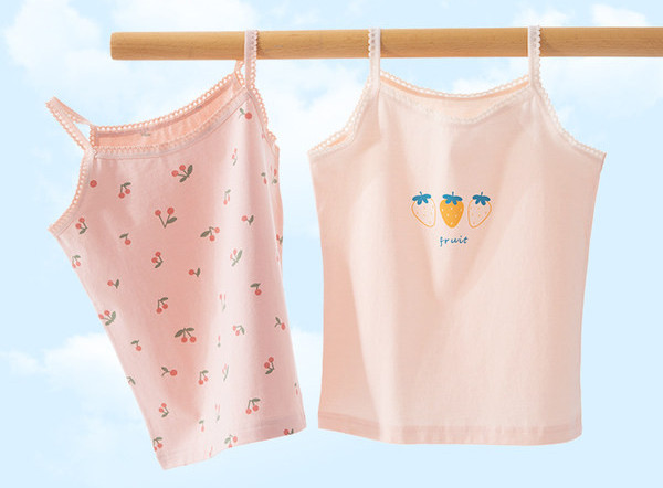 Vaikiški apatiniai mergaitėms su gėlių motyvais