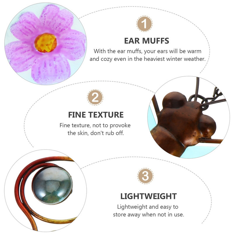 Clopoțel de vânt Metal Sticlă Fier forjat Clopoței Chime Artizanat Artizanat Clopoței de vânt Pendan Grădină În aer liber pictată