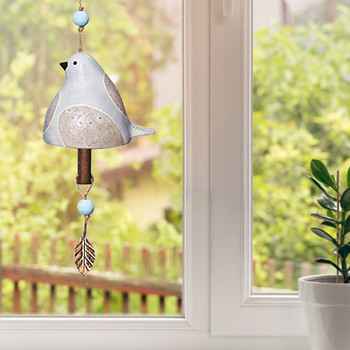 Wind Chimes Outdoor Clearance Creative Resin Bird Song Bell Ζωγραφισμένο στο χέρι Ανεμοστρόβιλος για Αίθριο Βεράντα Garden Backyard
