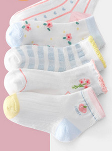 Vaikiškos nėriniuotos kojinės mergaitėms