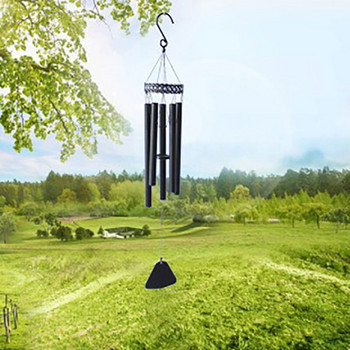 Υπαίθριος Ξύλο Wind Chimes Nordic Countryside Σωλήνας αλουμινίου Wind Carrillon Μπαλκόνι Κρεμάστρες κήπου ελαφριά στολίδια διακόσμηση