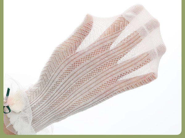 Vaikiškos kojinės su nėriniais mergaitėms