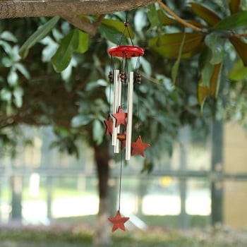 Κήπος σε Ιαπωνικό στυλ Μπαλκόνι Wind Chime Μασίφ Ξύλο Μεταλλικό Ροδάκινο Διακόσμηση Αλουμινίου Μεγάλα Διακοσμητικά Δώρο Τοπίο Ανεμοδαρεία
