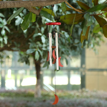 Κήπος σε Ιαπωνικό στυλ Μπαλκόνι Wind Chime Μασίφ Ξύλο Μεταλλικό Ροδάκινο Διακόσμηση Αλουμινίου Μεγάλα Διακοσμητικά Δώρο Τοπίο Ανεμοδαρεία