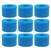 9 vnt. filtro kempinė skirta Intex S1 tipo Pure Spa daugkartinio plaunamo putplasčio kubilo filtro kasetei