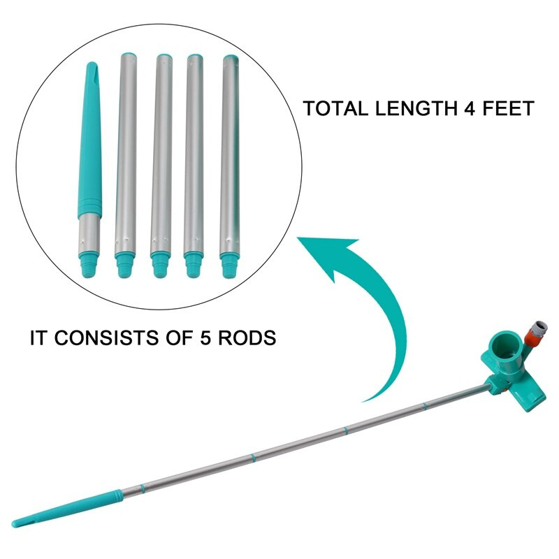Baseino vakuuminis povandeninis valymo šepetys, skirtas antžeminiams baseinams, SPA, tvenkiniams, pripučiamiems baseinams