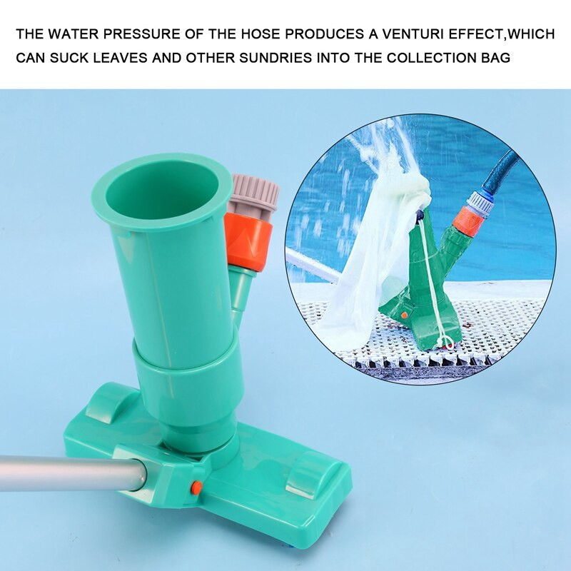 Baseino vakuuminis povandeninis valymo šepetys, skirtas antžeminiams baseinams, SPA, tvenkiniams, pripučiamiems baseinams