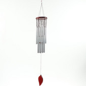 Metaliniai vėjo varpeliai pakabukas medžio masyvo diskas Nordic Creative metalo vamzdžių pakabukas sodas terasa balkonas kabantis dekoro papuošalai