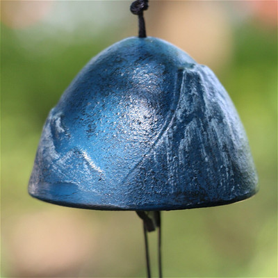 Clopoței de vânt japonez în aer liber, acasă, grădină, balcon, terasă, decorare norocoasă, fier metalic, ornamente pentru bufnițe, clopoței de vânt.