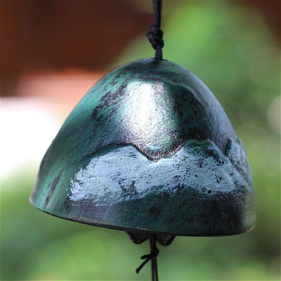 Clopoței de vânt japonez în aer liber, acasă, grădină, balcon, terasă, decorare norocoasă, fier metalic, ornamente pentru bufnițe, clopoței de vânt.