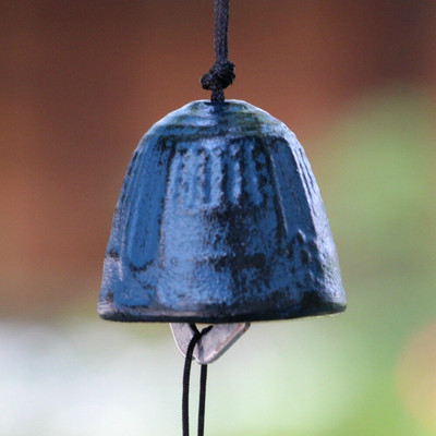 Clopoței de vânt japonez în aer liber, acasă, grădină, balcon, terasă, decorare norocoasă, fier metalic, ornamente pentru bufnițe, clopoței de vânt.