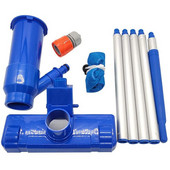 Baseino tiekimo baseino SPA reaktyvinis dulkių siurblys su šepečiu ir stulpu, skirtas ant žemės ir pripučiamam baseinui, SPA, tvenkiniui, kriokliui