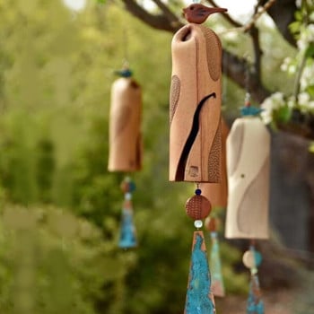 Κήπος Vintage Bell Garden Bird Wind Chimes Bells Romantic Chimes Crafts Σπίτι Κήπος Στολίδια Γραφείου Παράθυρο Κρεμαστό Διακόσμηση