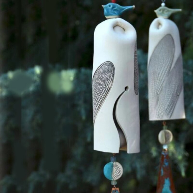 Sodas Vintažinis varpelis Sodas paukščių vėjo varpeliai varpai romantiški varpeliai amatai namų sodas biuro papuošalai pakabinami langai