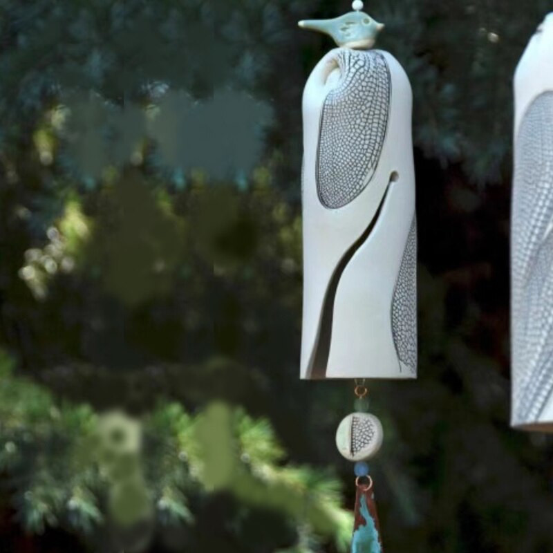 Sodas Vintažinis varpelis Sodas paukščių vėjo varpeliai varpai romantiški varpeliai amatai namų sodas biuro papuošalai pakabinami langai