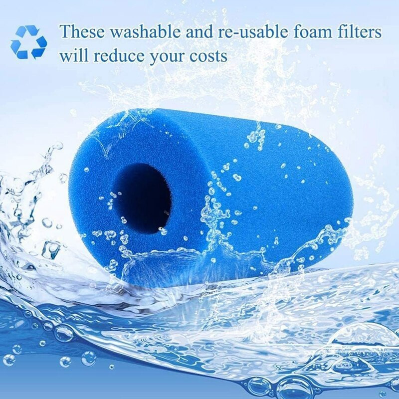 Filter za bazen - Filter uložak spužva za Intex tip H Filter zamjenski uložak za višekratnu upotrebu za bazen