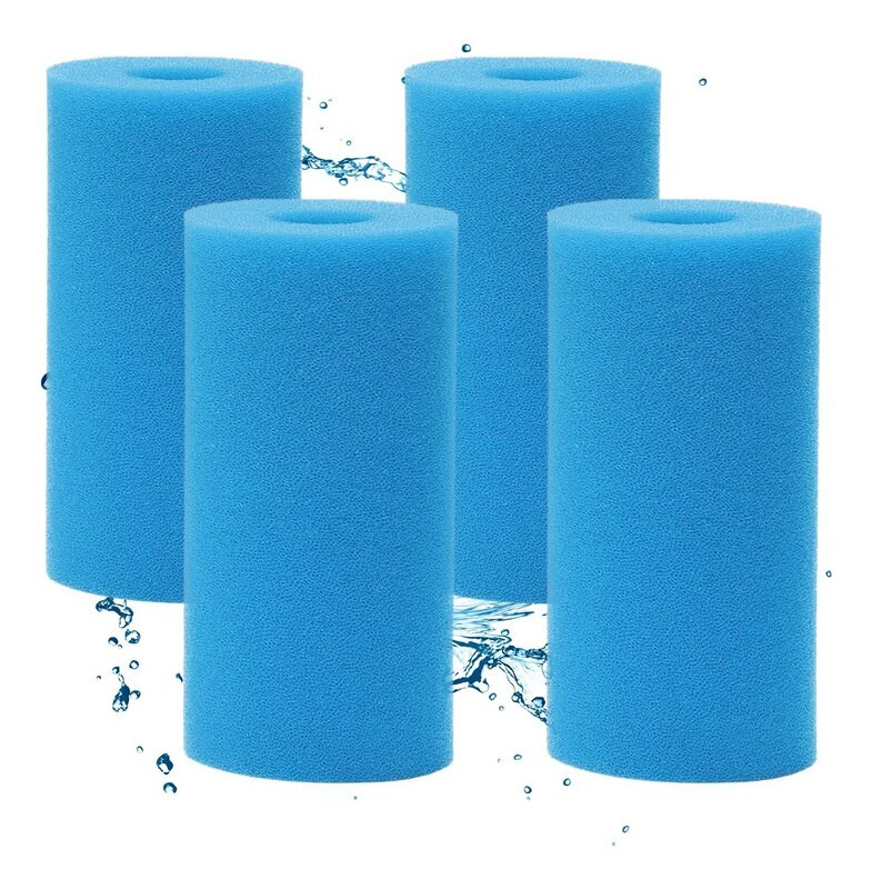 4 Burete Filtru Burete, Cartuș Filtru Piscină, Burete Filtru Lavabil Reutilizabil Tip A, Cartuș Filtru Burete Pentru Intex A