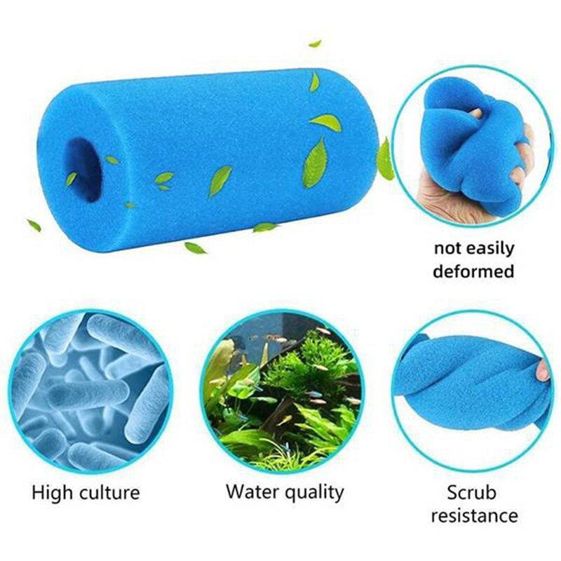 4 Burete Filtru Burete, Cartuș Filtru Piscină, Burete Filtru Lavabil Reutilizabil Tip A, Cartuș Filtru Burete Pentru Intex A