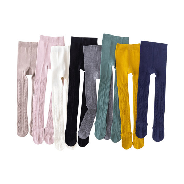 Įvairių spalvų vaikiškos pėdkelnės mergaitėms