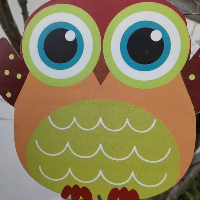 Iron Owl Wind Chimes Viseće zvono na vjetar Vrtlarski ukrasi Balkon Prozorska daska Viseće zvono Unutarnji vanjski ukrasi