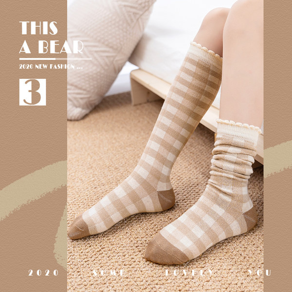 Vaikiškos kojinės su 3D kaspinu