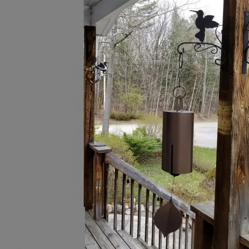 Nordic Style Metal Retro Windbell Home Metaliniai papuošalai, atsparūs rūdims, atsparūs dilimui, ilgaamžiškumas Creative Windbell Dovana