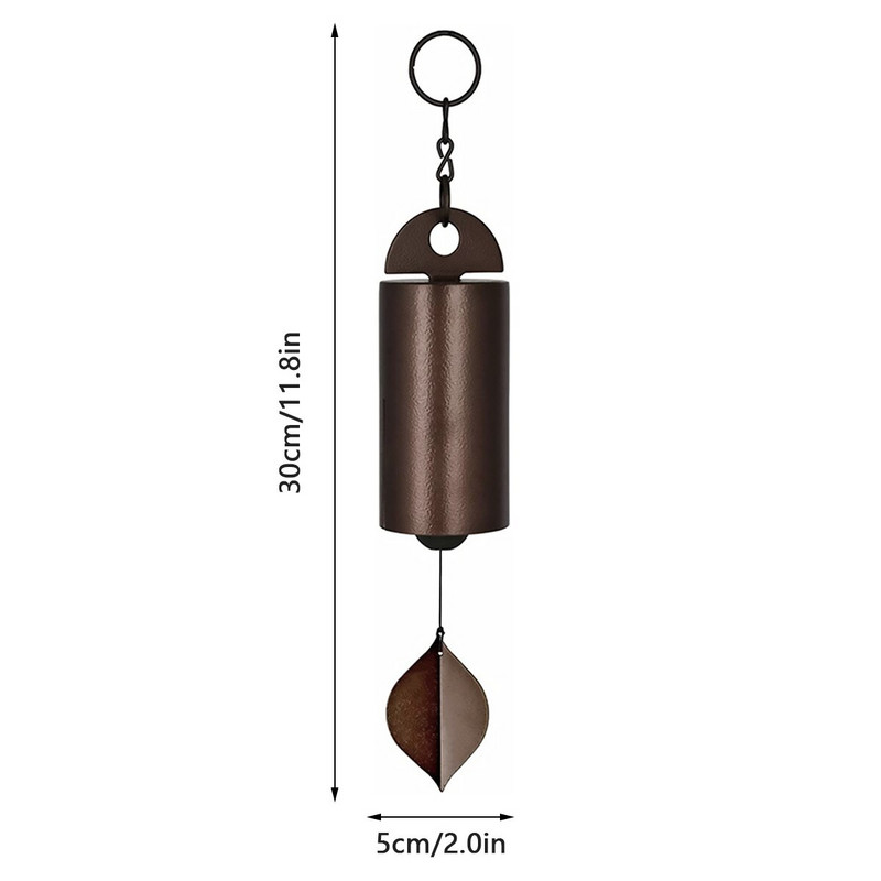 Nordic Style Metal Retro Windbell Home Metaliniai papuošalai, atsparūs rūdims, atsparūs dilimui, ilgaamžiškumas Creative Windbell Dovana