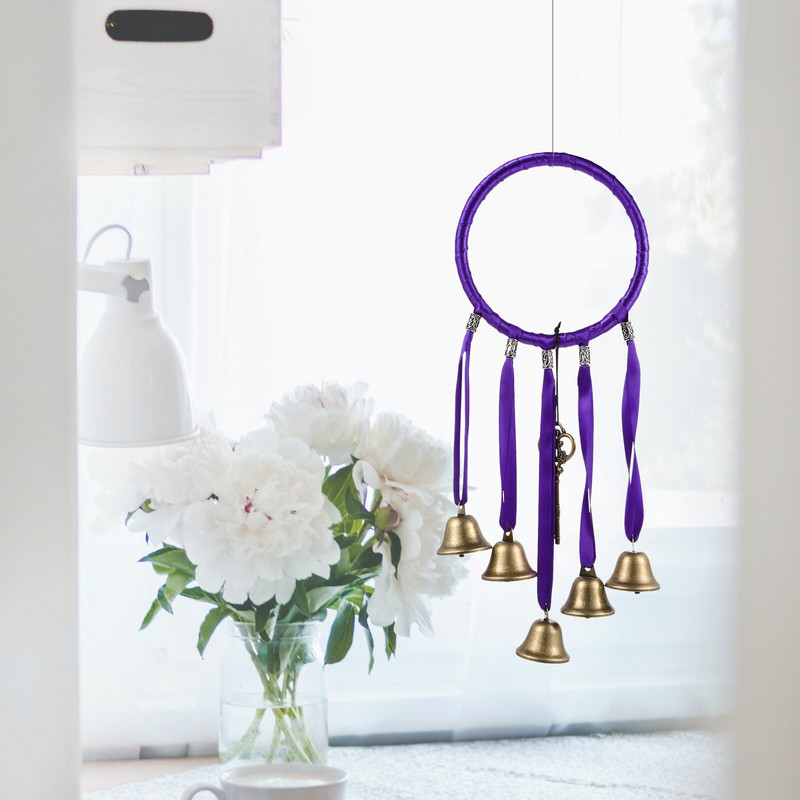 Wind Chimes Bell Chime Vintage Garden Bells Viseća dekoracija Bakrena zidna skulptura Vješalica Vrata Vještica Wiccan Outdoorshopkeeper