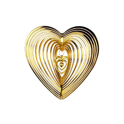 Geometrinės dailės širdies vėjo suktukas Sodo kiemas Art vėjo suktukas Puikus pasirinkimas jūsų namams