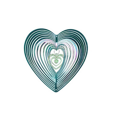 Geometrinės dailės širdies vėjo suktukas Sodo kiemas Art vėjo suktukas Puikus pasirinkimas jūsų namams