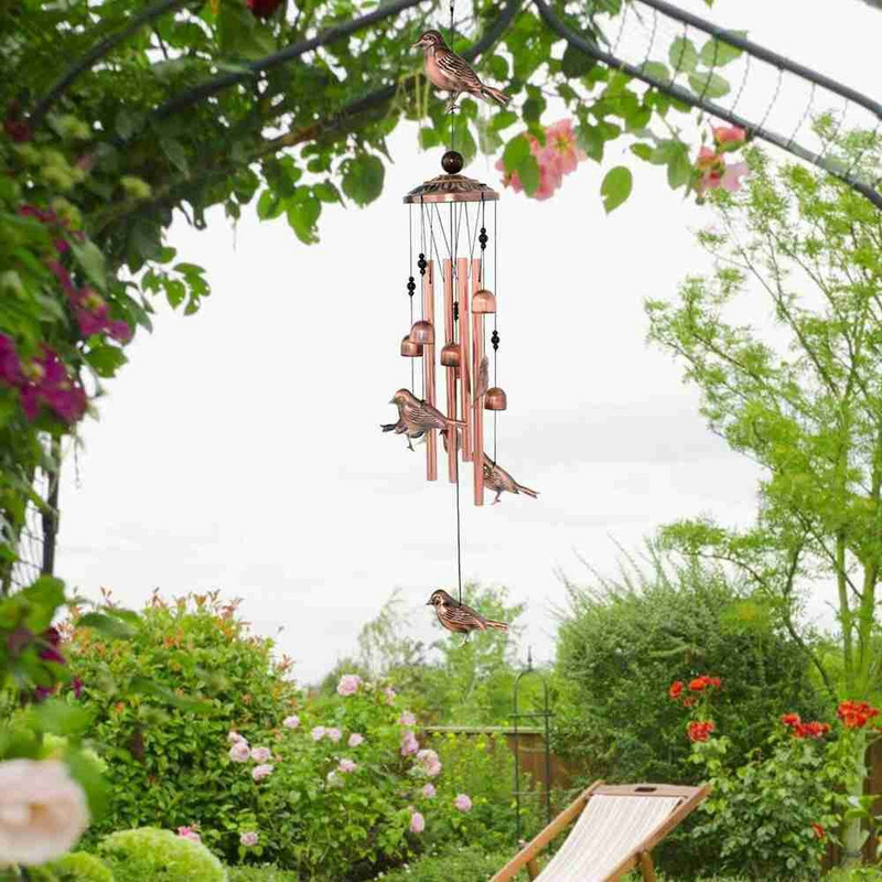 Kūrybingas kiemo dekoravimas Vidaus lauko amatai Dovanų pakabinamas pakabukas Pakabinamas ornamentas Rankų darbo vėjo varpeliai