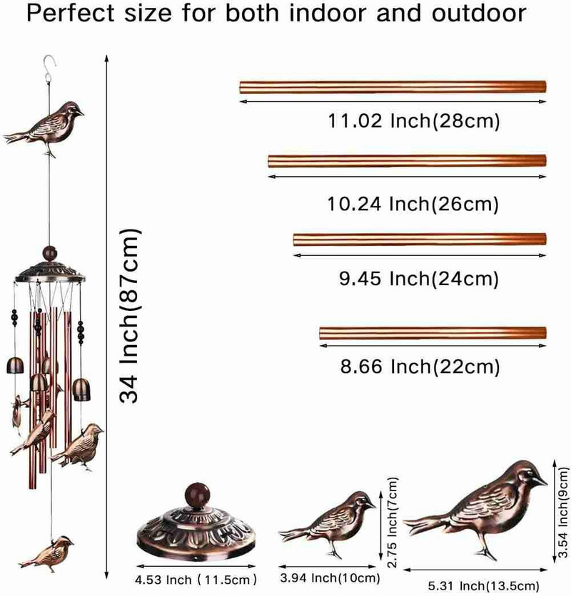 Kūrybingas kiemo dekoravimas Vidaus lauko amatai Dovanos vėjo varpeliai Kabantys Ornamentas Pakabinamas pakabukas Rankų darbo