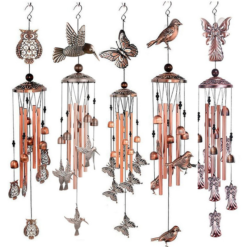 Kūrybingas kiemo dekoravimas Vidaus lauko amatai Dovanų kabantis ornamentas Kabantis pakabukas Rankų darbo vėjo varpeliai