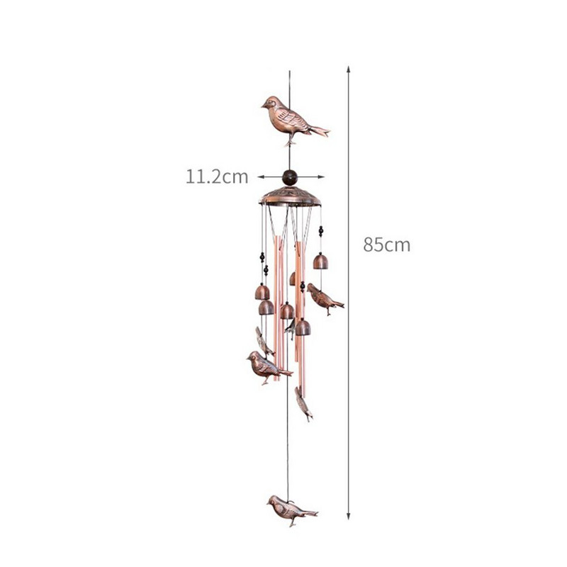 Kūrybingas kiemo dekoravimas Vidaus lauko amatai Dovanų kabantis ornamentas Kabantis pakabukas Rankų darbo vėjo varpeliai