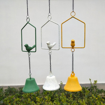 Vintage Wind Chime Υπαίθριες/Εσωτερικές Κρεμάστρες Bird Bell Wind Chime Παράθυρο Διακόσμηση Τέχνης για αυλή βεράντας κήπου (χωρίς γάντζο)