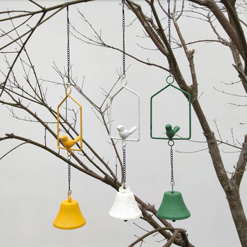 Vintage Wind Chime Υπαίθριες/Εσωτερικές Κρεμάστρες Bird Bell Wind Chime Παράθυρο Διακόσμηση Τέχνης για αυλή βεράντας κήπου (χωρίς γάντζο)