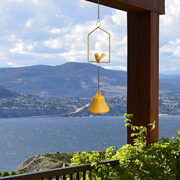 Bird Hangings Wind Bell for Outdoor Metal Garden Garden Art Decoration with Beautiful Sound Pendant Wind Chime for Indoor Door