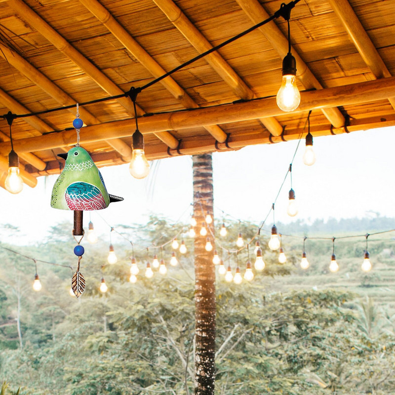 Vėjo varpeliai, rankomis nudažyti paukščių giesmių varpeliai, kolibriai balandžiai, auksaragiai, lauko vėjo varpeliai, paukščių dekoras kiemo verandos sodui