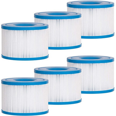 Filtre typu S1 pre vírivku, náhrada filtračnej kazety do bazéna pre filtračnú kazetu PureSpa 29001E, balenie 6 kusov